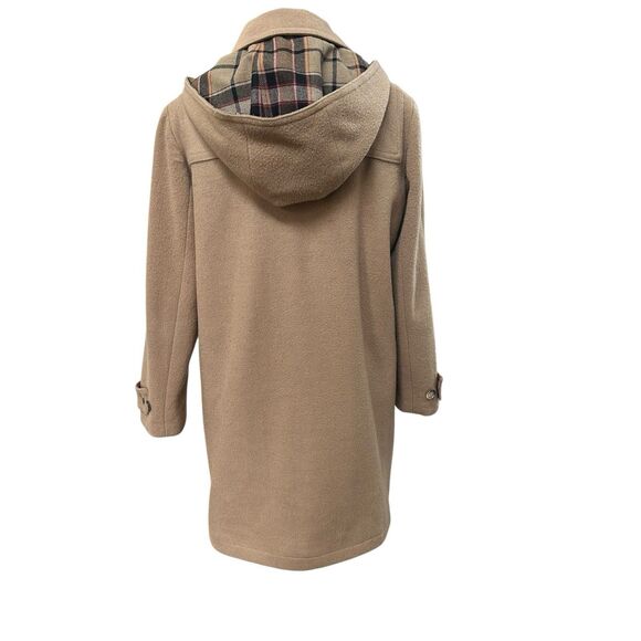 Vintage Evan-Picone Wool Duffle Coat Camel Toggle Jacket Made Yugoslavia - Picture 2 of 9